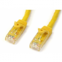 StarTech.com 7m CAT6 Ethernet Cable, 10 Gigabit Snagless RJ45 650MHz 100W PoE Patch Cord, CAT 6 10GbE UTP Network Cable w / Strain Relief, Yellow, Fluke Tested / Wiring is UL Certified / TIA - Category 6 - 24AWG (N6PATC7MYL) - Patch cable - RJ-45 (M) to RJ-45 (M) - 7 m - UTP - CAT 6 - snagless - yellow