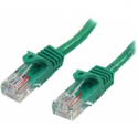 StarTech.com 0.5m Green Cat5e  /  Cat 5 Snagless Ethernet Patch Cable 0.5 m - Patch cable - RJ-45 (M) to RJ-45 (M) - 50 cm - UTP - CAT 5e - snagless, stranded - green