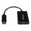 StarTech.com DisplayPort to VGA Adapter with Audio - 1920x1200 - DP to VGA Converter for Your VGA Monitor or Display (DP2VGAA) - DisplayPort  /  VGA adapter - DisplayPort (M) to HD-15 (VGA), mini jack, Micro-USB Type B (power only) (F) - DisplayPort 1.2 - 18.4 m - active, 1920 x 1200 (WUXGA) support - black - for P / N: DK30CH2DEP, DK30CH2DEPUE, TB32DP14, TB32DP2T, TB3DK2DHV, TB3DK2DHVUE, TB3DKDPMAWUE