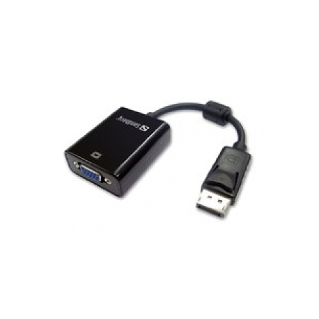 Sandberg Adapter DisplayPort>VGA - VGA adapter - DisplayPort (M) to HD-15 (VGA) (F) - 0
