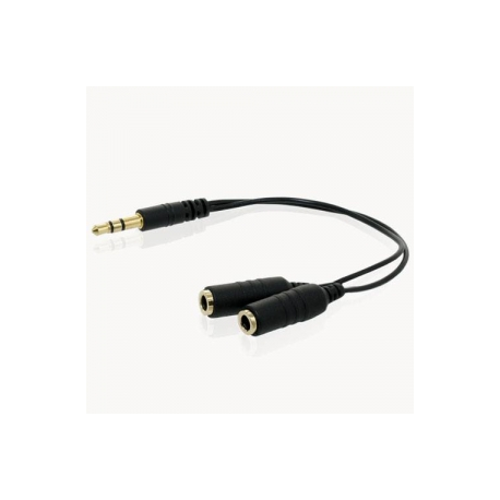 4World - Audio splitter - stereo mini jack male to stereo mini jack female - 0