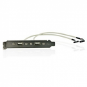 DeLOCK - USB panel - 10 pin USB header (M) to USB (F) - 30 cm