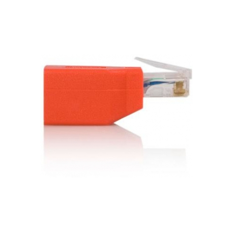 StarTech.com Cat6 Cable - Cat6 Crossover Adapter - GbE - Red - Ethernet Network Cable (C6CROSSOVER) - Crossover adapter - RJ-45 (M) to RJ-45 (F) - CAT 6 - red - 8