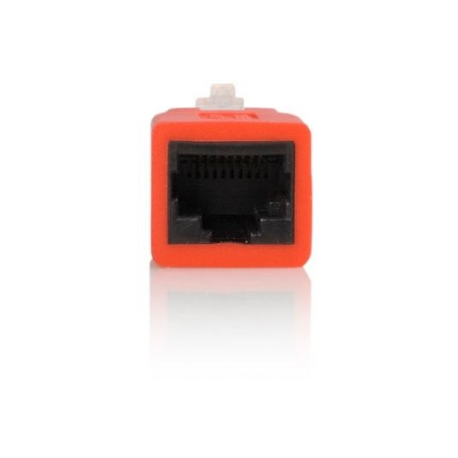 StarTech.com Cat6 Cable - Cat6 Crossover Adapter - GbE - Red - Ethernet Network Cable (C6CROSSOVER) - Crossover adapter - RJ-45 (M) to RJ-45 (F) - CAT 6 - red - 10