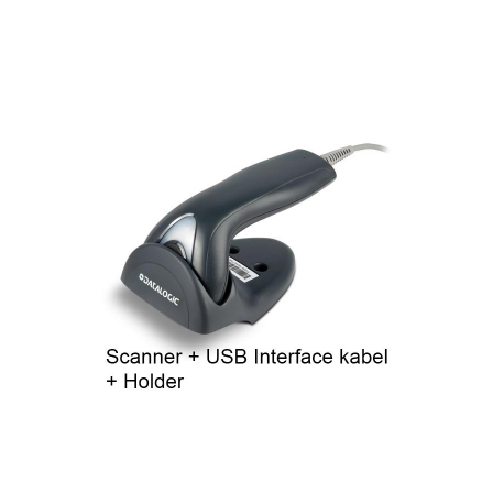 TD1100 65 Lite, Black, USB Kit (Includes Scanner, Holder and 90A052044 Cable.)