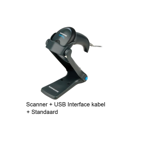 QuickScan Lite Imager, Black, USB Interface w/ USB Cable (90A052044) and Stand (STD-QW20-BK)