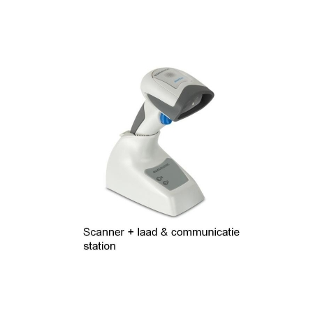 QuickScan Mobile QM2430, 433 MHz, Kit, 2D Imager, White (Kit inc. Imager and Base Station/Charger. Cables and Power Supply Must 
