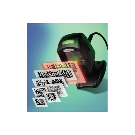 Magellan 1100i, Kit, USB Scanner, Button w/Targeting Green Spot, Riser Stand, USB 2 m Cable, Black (Kit includes Scanner, Stand 