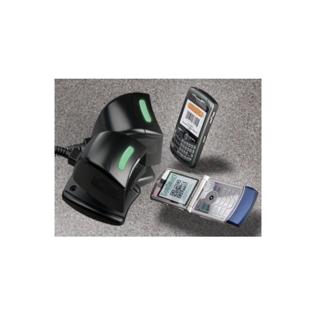 Magellan 1100i, Kit, USB Scanner, Button w/Targeting Green Spot, Riser Stand, USB 2 m Cable, Black (Kit includes Scanner, Stand 