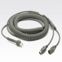 Zebra - Keyboard wedge cable - 6.1 m - coiled - for Symbol LS2208, LS3408-ER
