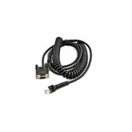 Cable, RS-232, 25P, Male, CBX800 Power Off Terminal, Coiled, 12 ft.