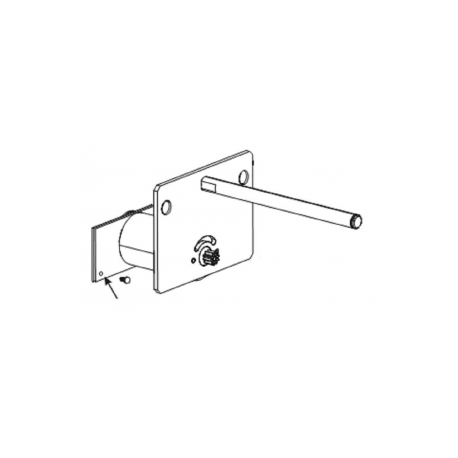Zebra - Kit motor and PCBA for liner take up spindle - 0
