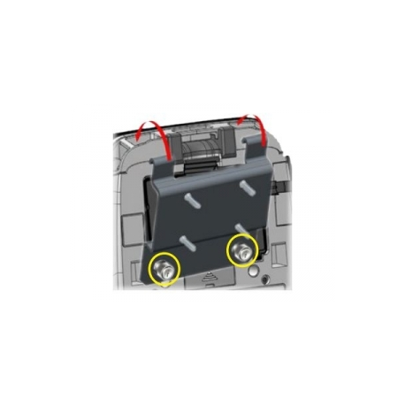 Zebra - Mounting component (mounting plate) for printer - in-car - for ZQ500 Series ZQ520 - 0