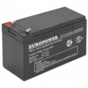 EMU BATTERY 12V 7.2AH VRLA/EP7.2-12 T2 EUROPOWER