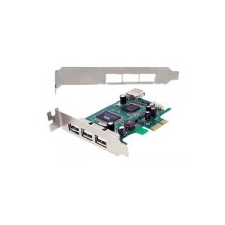 StarTech.com 4 Port PCI Express Low Profile High Speed USB Card ...