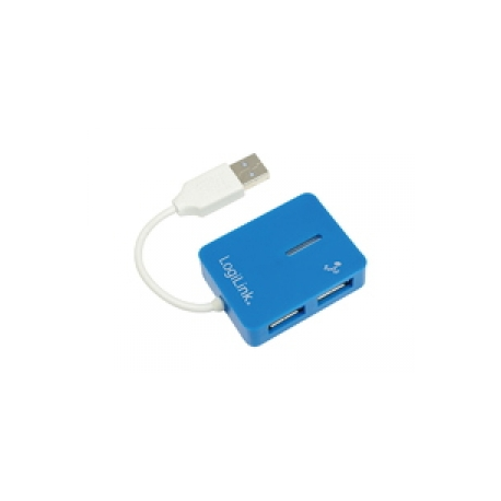 LogiLink USB 2.0 Hub Smile 4 Port blau 