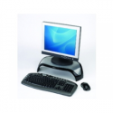 Fellowes Smart Suites Corner Monitor Riser - Stand - for Monitor - acrylonitrile butadiene styrene (ABS) - black - screen size: 21"