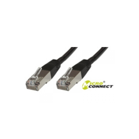 MicroConnect - Network cable - RJ-45 (M) to RJ-45 (M) - 10 m - FTP - CAT 5e - black - 0