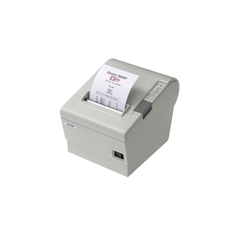 Epson TM T88V - Receipt printer - thermal line - Roll (8 cm) - up to 300 mm / sec - USB, serial - cutter - cool white - 0