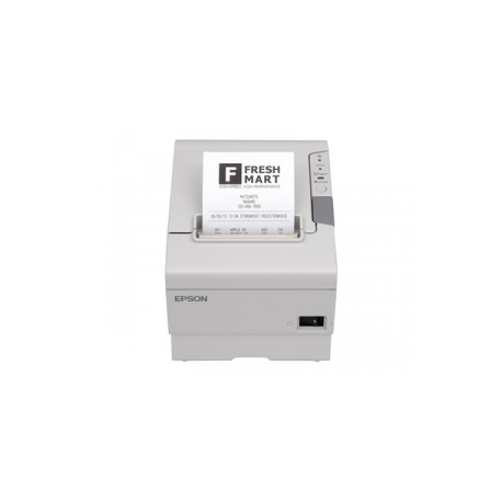 Epson TM T88IV - Receipt printer - thermal line - Roll (8 cm) - up to 300 mm / sec - USB, serial - cutter - cool white - 0