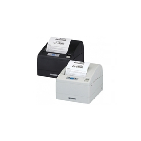 Citizen CT-S4000 - Receipt printer - two-colour (monochrome) - thermal line - Roll (11.2 cm) - 203 dpi - up to 150 mm / sec - USB - cutter - cool white - 0
