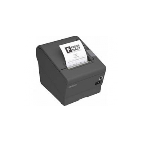 Epson TM T88V - Receipt printer - thermal line - Roll (8 cm) - 180 x 180 dpi - up to 300 mm / sec - USB 2.0, Bluetooth - cutter - dark grey - 0
