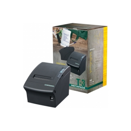 Metapace T-3, USB, Ethernet, cutter, black
