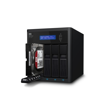 Western Digital WD My Cloud EX4100 Case NAS 4-Bay Diskless 1,3GHz Marvell ARMADA 388 dual-core processor 2GB DDR3 RAM RTL