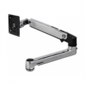 Ergotron LX - Mounting component (articulating arm, pole collar, extension) - for LCD display (Constant Force motion) - polished aluminium with black accents - screen size: up to 40" - desk mount base