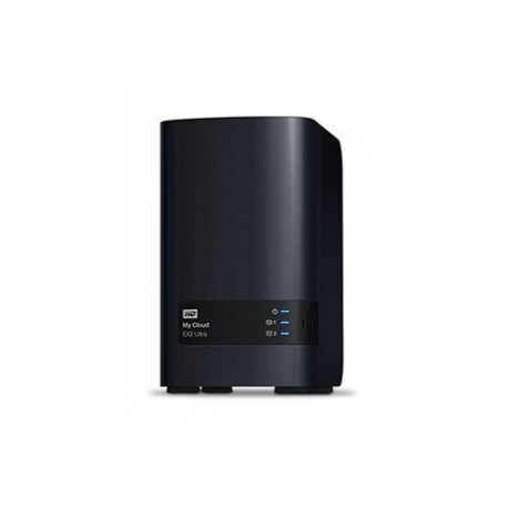 WD My Cloud EX2 Ultra WDBVBZ0000NCH - Personal cloud storage device - 2 bays - RAID 0, 1, JBOD - RAM 1 GB - Gigabit Ethernet - iSCSI support - 0