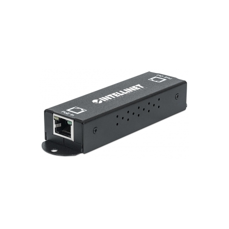 Intellinet Gigabit High-Power PoE+ Extender Repeater, IEEE 802.3at / af Power over Ethernet (PoE+ / PoE), metal - Repeater - GigE - 10Base-T, 100Base-TX, 1000Base-T - RJ-45  /  RJ-45 - up to 500 m - 0
