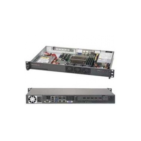 Supermicro 1U BARE 1XEON V5 C232 1X3.5 (LGA1151/ FSB: 2133 MHz/ Chipsatz: Intel/ RAM-Typ: DDR4 max.: 64GB 4x Bänke/ Slots: 1 PCI
