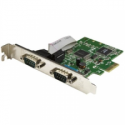 StarTech.com 2-Port PCI Express Serial Card with 16C1050 UART - RS232 Low Profile Serial Card - PCI Serial Card (PEX2S1050) - Serial adapter - PCIe low profile - RS-232 x 2