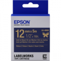Epson LabelWorks LK-4HKK - Satin - gold on navy - Roll (1.2 cm x 5 m) 1 cassette(s) ribbon tape - for LabelWorks LW-1000, 300, 400, 600, 700, 900, K400, Z5000, Z5010, Z700, Z710, Z900