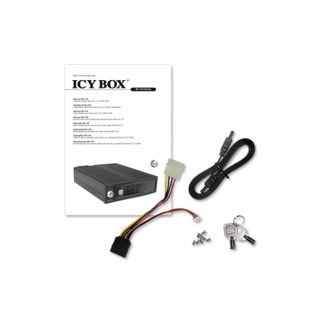 ICY BOX IB-170SK-B - storage mobile rack - 3