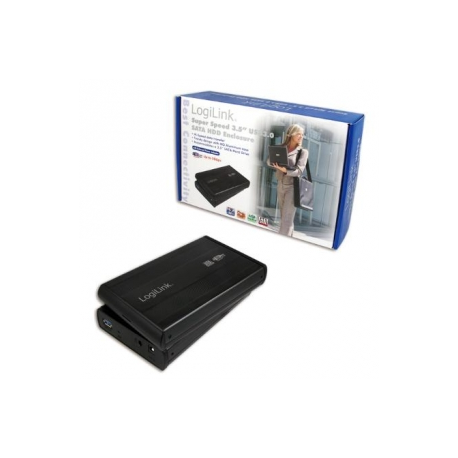 LogiLink Enclosure 3,5 Inch S-SATA HDD USB 3.0 Alu - Storage enclosure - 3.5" - SATA 3Gb / s - USB 3.0 - 0