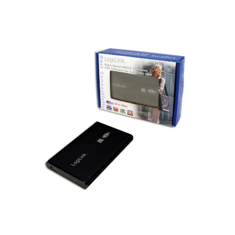 LogiLink Enclosure 2,5 Inch S-SATA HDD USB 3.0 Alu - Storage enclosure - 2.5" - SATA 3Gb / s - USB 3.0 - 1