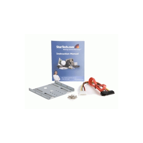 Startech .com 2.5in Hard Drive to 3.5in Drive Bay Mounting Kit - Storage bay adapter
