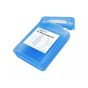 LogiLink 3.5" HDD Protection Box for 1 HDD - Hard drive protective case - blue