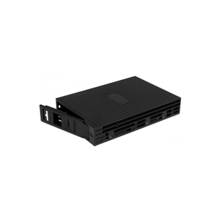 StarTech.com 2.5in SATA / SAS SSD / HDD to 3.5in SATA Hard Drive Converter - Storage bay adapter - 3.5" to 2.5" - black - 25SATSAS35 - Storage bay adapter - 3.5" to 2.5" - black - for P / N: S352BU33HR, SATDOCK5U3ER, SATDUP11IMG, SATERASER4, SATSASDUPE11, SU2DUPERA11 - 5