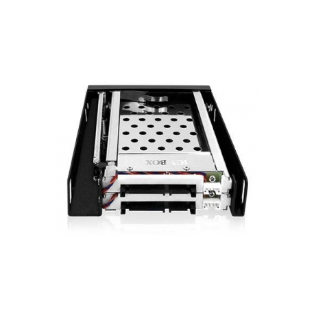 Raidsonic Icy Box Mobile Rack for 2x 2.5'' SATA HDD or SSD, Black