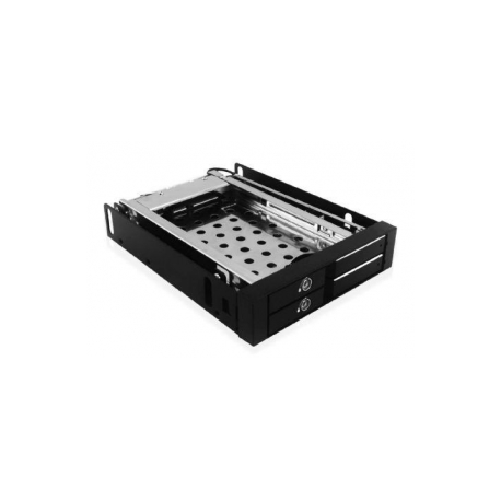 Raidsonic Icy Box Mobile Rack for 2x 2.5'' SATA HDD or SSD, Black