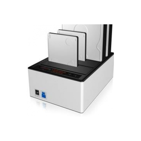 Raidsonic Icy Box Docking and Clone Station for 4x 2.5'' & 3,5'' HDD SATA, USB 3.0, JBOD