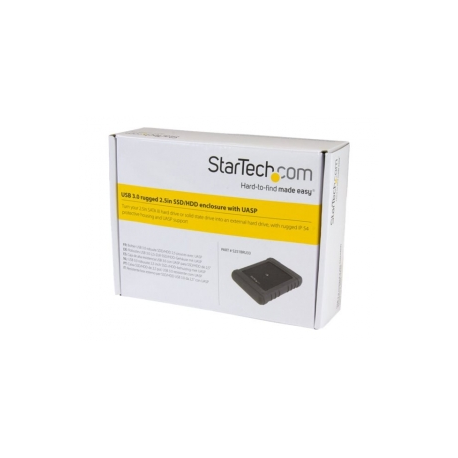 Startech 2.5IN SATA HDD und SSD ENCLOSU (USB 3.0, SATA, 6 Gbps, 6.35 cm 2.5 , HDD/SSD, 200 g)