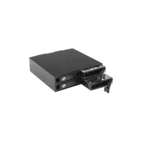 StarTech.com 4-Bay Mobile Rack Backplane for 2.5in SATA / SAS Drives - Hot Swap SSDs / HDDs from 5-15mm - Supports SAS II & SATA III (6 Gbps) - Storage enclosure - 4 bays (SATA-600  /  SAS-2) 0 - for P / N: SATBP125VP, SATSASBP125 - 3