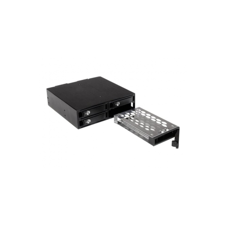 StarTech.com 4-Bay Mobile Rack Backplane for 2.5in SATA / SAS Drives - Hot Swap SSDs / HDDs from 5-15mm - Supports SAS II & SATA III (6 Gbps) - Storage enclosure - 4 bays (SATA-600  /  SAS-2) 0 - for P / N: SATBP125VP, SATSASBP125 - 4