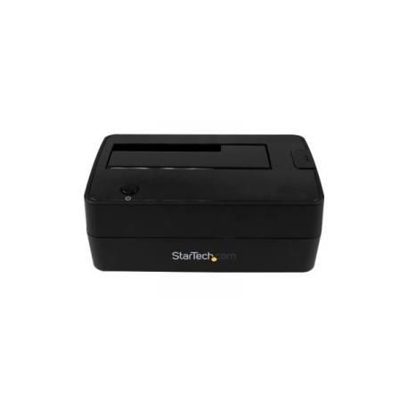 StarTech.com USB 3.1 (10Gbps) Single-Bay Dock for 2.5" / 3.5" SATA SSD / HDD - USB 3.1 Hard Drive Docking Station with UASP (SDOCKU313) - Storage controller with data indicator, power indicator - 2.5", 3.5" - USB 3.1 (Gen 2) - black - 0
