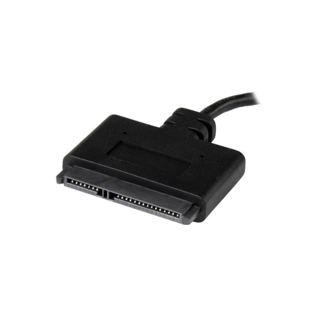 StarTech.com USB C to SATA Adapter - External Hard Drive Connector for 2.5" SATA Drives - SATA SSD  /  HDD to USB C Cable (USB31CSAT3CB) - Storage controller - 2.5", 3.5" - SATA 6Gb / s - USB 3.1 (Gen 2) - black - 5