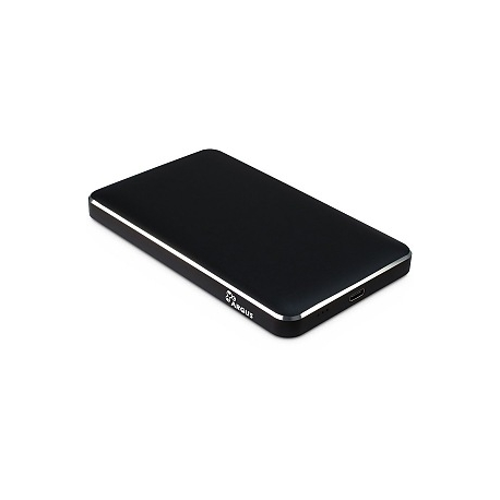 Drive Cabinet INTER-TECH GD-25609 (2.5" HDD/SSD, SATA III, USB Type C), Aluminium Black - 0