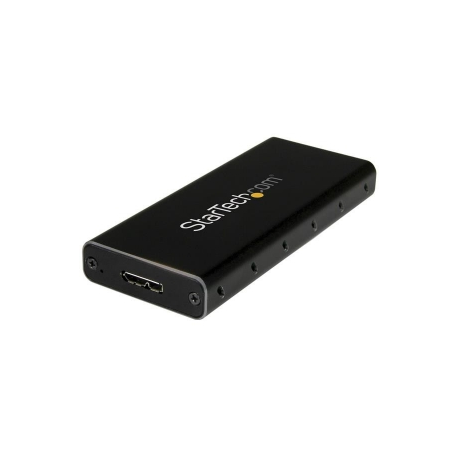 Startech USB 3.1 MSATA DRIVE ENCLOSURE (StarTech.com USB 3.1 (10Gbit/s) mSATA Festplattengehäuse - Aluminium - Externes Gehäuse 